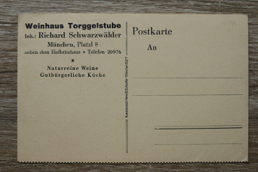 AK München / 1920er Jahre / Luftbile / Weinhaus Torggelstube Platzl 8 / Hofbräuhaus / Gebäude